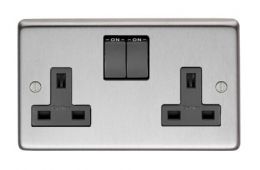 34224&sol;1 From The Anvil SSS Double 13 Amp Switched Socket
