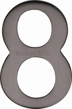 Click Here To Enlarge This Photo Of C1568 8-MB Heritage Brass Numeral 8 Self Adhesive 51mm &lpar;2"&rpar; Matt Bronze Finish