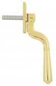 20461 From The Anvil Polished Brass Teardrop Espag&period; Window Handle