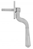 20463 From The Anvil Satin Chrome Teardrop Espag&period; Window Handle