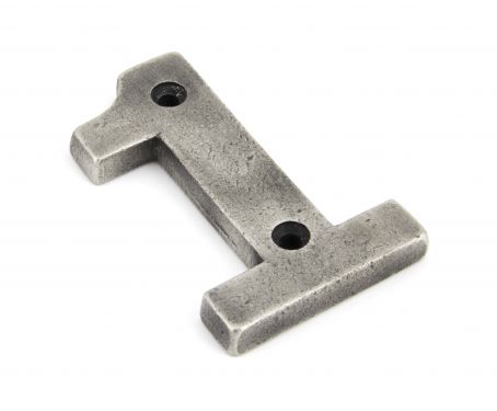 Click Here To Enlarge This Photo Of 83731 From The Anvil Antique Pewter Numeral 1