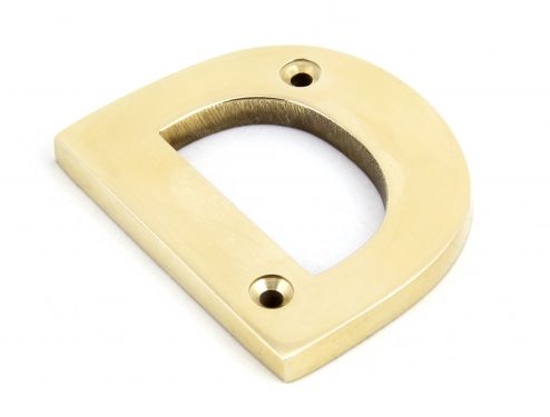 Click Here To Enlarge This Photo Of 83801D From The Anvil Polished Brass Letter D