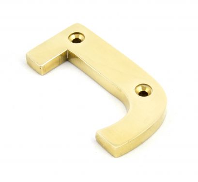 Click Here To Enlarge This Photo Of 83801J From The Anvil Polished Brass Letter J