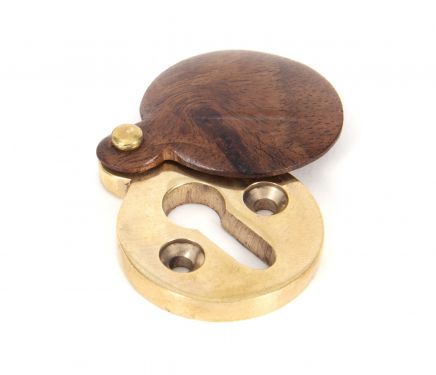 Click Here To Enlarge This Photo Of 83832 From The Anvil Rosewood Round Escutcheons