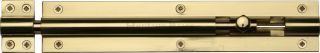 C1584 8-PB Heritage Brass Door Bolt Straight 8" x 1 &half;"" Polished Brass Finish