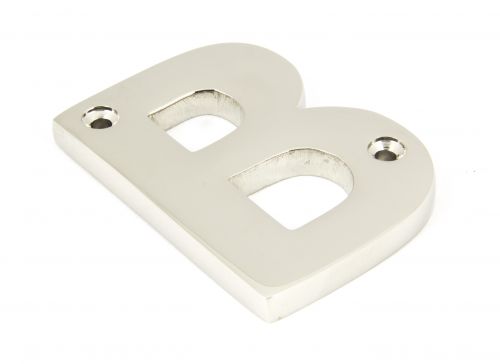 Click Here To Enlarge This Photo Of 90303B From The Anvil Polished Nickel Letter 'B'