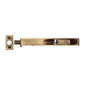 C1680 10-AT Heritage Brass Lever Action Flush Bolt 10" x &period;&frac34;" Antique Brass Finish