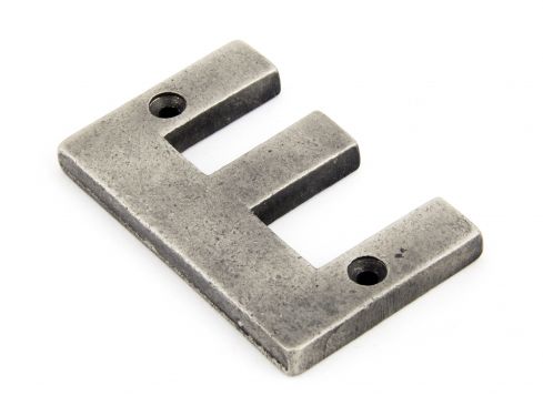 Click Here To Enlarge This Photo Of 83803E From The Anvil Antique Pewter Letter E