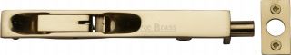 C1680 6-PB Heritage Brass Lever Action Flush Bolt 6" x &period;&frac34;" Polished Brass Finish