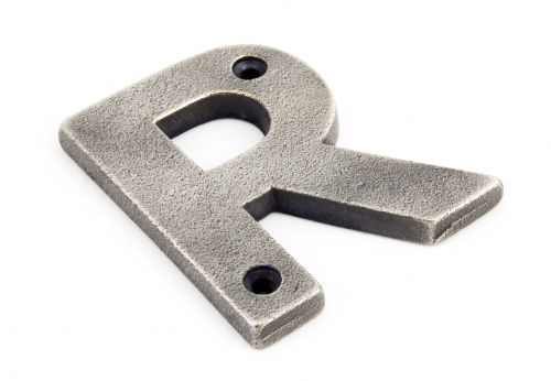 Click Here To Enlarge This Photo Of 83803R From The Anvil Antique Pewter Letter R