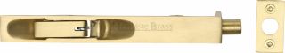 C1680 6-SB Heritage Brass Lever Action Flush Bolt 6" x &period;&frac34;" Satin Brass Finish