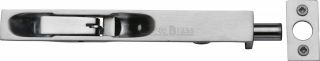 C1680 6-SC Heritage Brass Lever Action Flush Bolt 6" x &period;&frac34;" Satin Chrome Finish