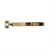 C1680 8-AT Heritage Brass Lever Action Flush Bolt 8" x &period;&frac34;" Antique Brass Finish
