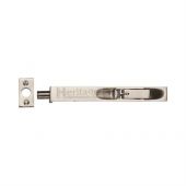 C1680 8-SN Heritage Brass Lever Action Flush Bolt 8" x &period;&frac34;" Satin Nickel Finish