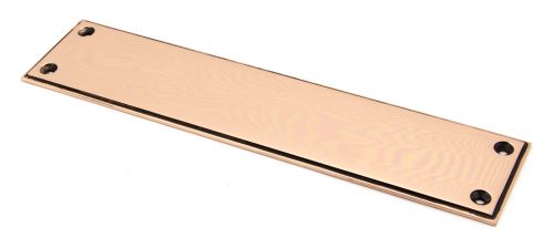 Click Here To Enlarge This Photo Of 45393 From the Anvil Polished Bronze 300x65mm Art Deco Fingerplate