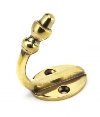 Click Here To Enlarge This Photo Of 92009 From the Anvil Aged Brass Coat Hook