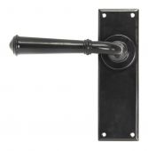 92058 From the Anvil Black Regency Lever Latch Set