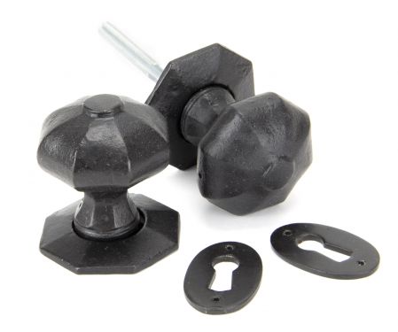 Click Here To Enlarge This Photo Of 92064 From the Anvil External Beeswax Octagonal Mortice&sol;Rim Knob Set
