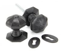 92064 From the Anvil External Beeswax Octagonal Mortice&sol;Rim Knob Set