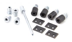92135 From the Anvil Aged Bronze Secure Stops &lpar;Pack of 4&rpar;