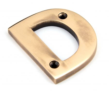 Click Here To Enlarge This Photo Of 92031D From the Anvil Polished Bronze Letter D