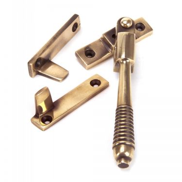 Click Here To Enlarge This Photo Of 91941 From The Anvil Polished Bronze Night Vent Reeded Fastener - Locking