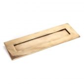 91932 From The Anvil Polished Bronze Large Letterplate - Size&colon; 324x108mm - C&sol;C&colon; 292mm - Aperture&colon; 258x44mm
