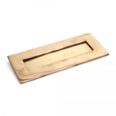 Click Here To Enlarge This Photo Of 91931 From The Anvil Polished Bronze Small Letterplate - Size&colon; 265x108mm - C&sol;C&colon; 232mm - Aperture&colon; 198x44mm