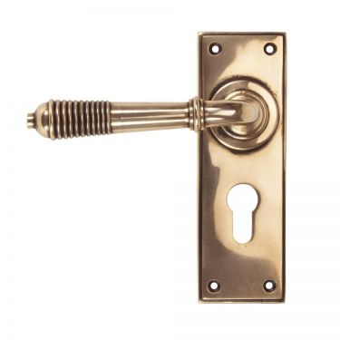 Click Here To Enlarge This Photo Of 91916 From The Anvil Polished Bronze Reeded Lever Euro Set