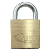 AS2506 - ASEC KA 'I' Open Shackle Brass Padlock 30mm Boxed