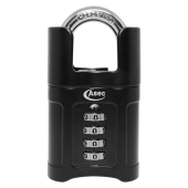 AS10498 - ASEC Closed Shackle 4-Digit Combination Padlock 55mm