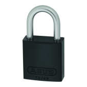 L25512 - ABUS 72LL&sol;40 Anti-Rust Love Lock 40mm Aluminium Padlock Black