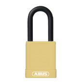 L22483 - ABUS 74 Series Lock Out Tag Out Coloured Aluminium 40mm Padlock Yellow