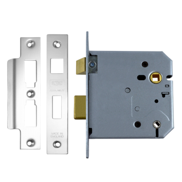 Click Here To Enlarge This Photo Of 3280 - UNION 2226 Mortice Bathroom Lock 102mm Satin Chrome