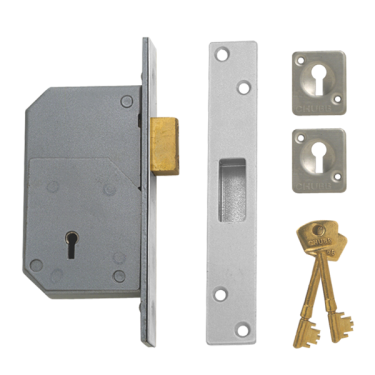 Click Here To Enlarge This Photo Of 204 - UNION C-Series 3G110 Detainer Deadlock 73mm Satin Chrome Keyed to Differ Single Pole Microswitch SPMS