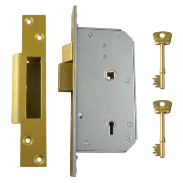 Click Here To Enlarge This Photo Of 215 - UNION C-Series 3K70 Detainer Sashlock 73mm L&sol;H Polished Brass Keyed to Differ