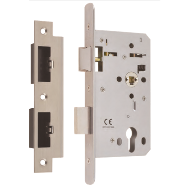 Click Here To Enlarge This Photo Of L29187 - UNION 60mm HD72 DIN Mortice Escape Sash Lock Case Radius