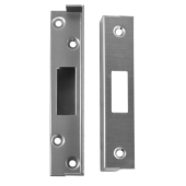 489 - UNION 3G114 Rebate to suit 3G114&comma; 3G114E & 3G115 Deadlocks 13mm Satin Chrome