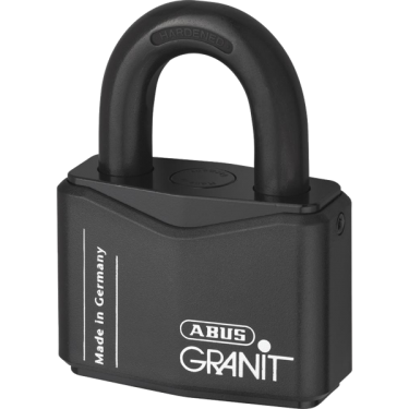 Click Here To Enlarge This Photo Of L19054 - ABUS 37 Series Granit &grave;Plus&grave; Mechanism Solid Steel Rekeyable Open Shackle Padlock 77mm KA