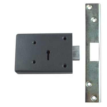 Click Here To Enlarge This Photo Of 9793 - UNION FB1 101mm Fire Brigade 2 Lever Rim Deadlock L&sol;H