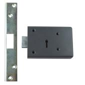 L460 - UNION FB2 Fire Brigade 2 Lever Rim Deadlock R&sol;H