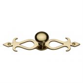C3074 32-SB M&period;Marcus Heritage Brass Cabinet Knob Round Backplate Design 32mm Satin Brass