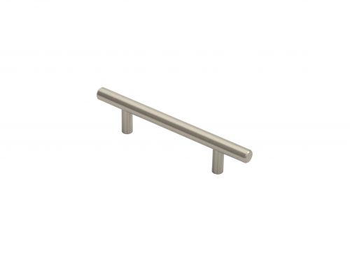Click Here To Enlarge This Photo Of FTD445ASN - Carlisle Brass Fingertip Design 12mm Steel T-Bar Handle &lpar;96mm c&sol;c&rpar; 156mm Satin Nickel