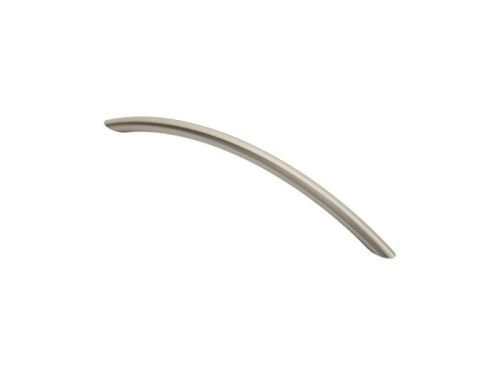Click Here To Enlarge This Photo Of FTD450DSN - Carlisle Brass Fingertip Design 10mm Bow Handle &lpar;192mm c&sol;c&rpar; 226mm Satin Nickel