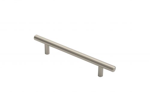 Click Here To Enlarge This Photo Of FTD445BSN - Carlisle Brass Fingertip Design 12mm Steel T-Bar Handle &lpar;128mm c&sol;c&rpar; 188mm Satin Nickel