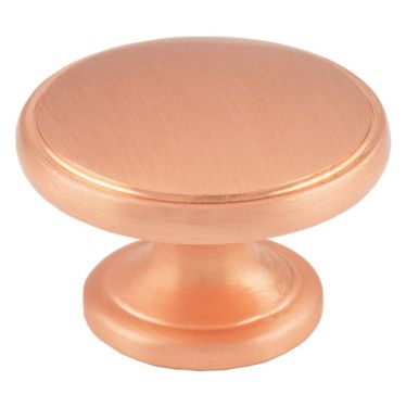 Click Here To Enlarge This Photo Of FTD524SCO - Carlisle Brass Fingertip Design Oxford Knob 38mm Satin Copper