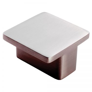 Click Here To Enlarge This Photo Of FTD4045ASN - Carlisle Brass Fingertip Design Marin Knob 38 x 38 x 21mm Satin Nickel