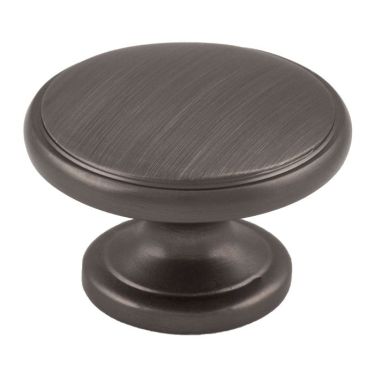 Click Here To Enlarge This Photo Of FTD524GM - Carlisle Brass Fingertip Design Oxford Knob 38mm Gun Metal