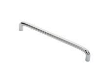FTD460DCP - Carlisle Brass Fingertip Design 10mm D Handle &lpar;192mm c&sol;c&rpar; 202mm Polished Chrome