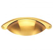 FTD555SB - Carlisle Brass Fingertip Design Traditional Cup Handle 64mm Satin Brass